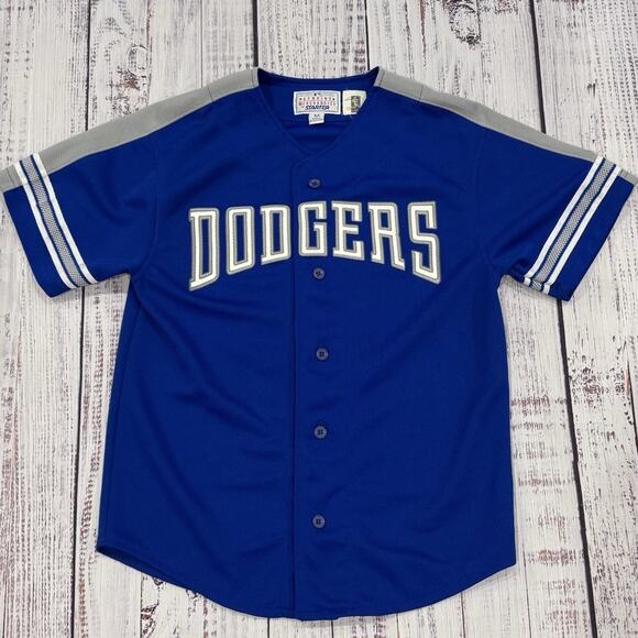 STARTER Dodgers Blue Jersey with Gray Accents - Picture 1 of 7